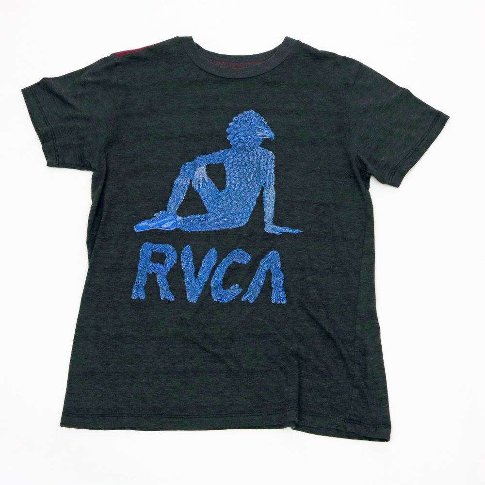 EUC RVCA Artist Network Program Heathered Gray Tee